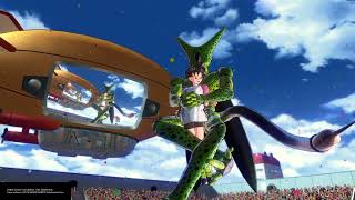 Videl bearhugged by cell (Dragon Ball xenoverse 2)