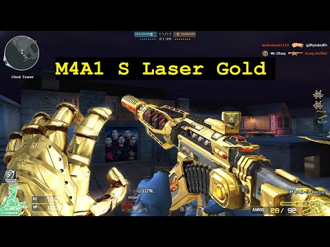 Crossfire NA 2.0 : M4A1 S Laser Gold - Hero Mode X - Zombie V4