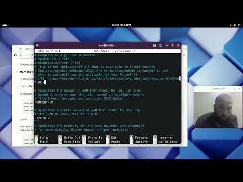 Zram configuration on debian, ubuntu and mint