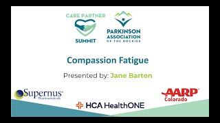 Compassion Fatigue  - Jane Barton