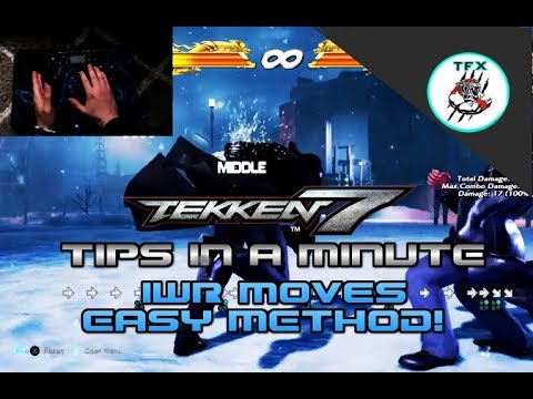 TEKKEN 7 // TIPS IN A MINUTE-  INSTANT WHILE RUNNING MOVES (iWR) - VERY EASY METHOD [W. STICK]