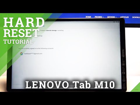 How to Hard Reset LENOVO Tab M10 – Factory Reset Via Settings
