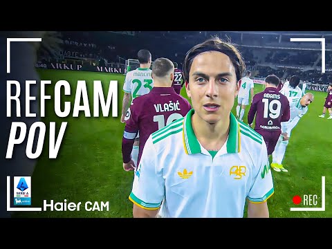 HAIER CAM | REF CAM POV: You Are The Referee in Torino-Roma | Serie A 2025/26
