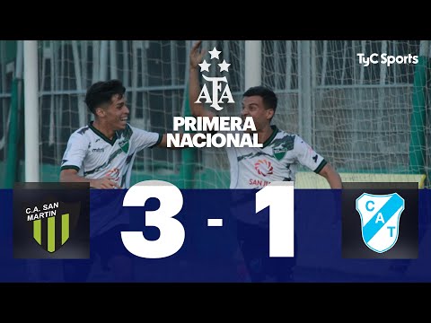 San Martín (SJ) 3-1 Temperley | Primera Nacional | Fecha 12 (Zona A)