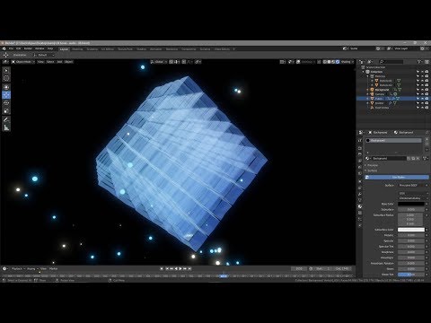 Blender 2.8 - Eevee - Audio Visualiser - [ Complete Start to End Tutorial ]
