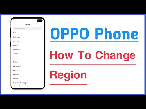 OPPO Phone How To Change Region