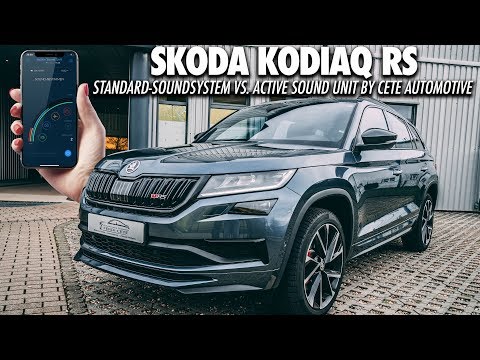 Skoda Kodiaq RS Gets Fake V8 Exhaust Sound - autoevolution