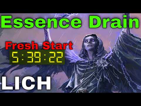 Campaign Leveling Guide - Essence Drain Lich Build - Act 1 to Act 4 + The Interludes [PoE2 0.3]