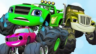Blaze Color Change 😮 Blaze Monster Machines toys learn colors in English with color changing toys