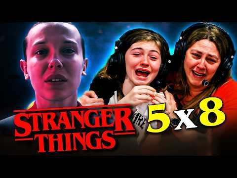 STRANGER THINGS SEASON 5 EPISODE 8 FINALE REACTION! Millie Bobby Brown | Finn Wolfhard