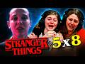 STRANGER THINGS SEASON 5 EPISODE 8 FINALE REACTION Millie Bobby Brown Finn Wolfhard