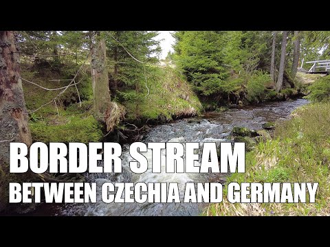 Two Hours of a Border Stream Between Czech Republic and Germany | Stream Sound, Relaxing Water