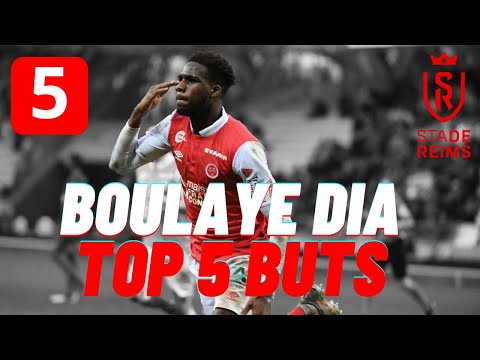 Boulaye Dia: TOP 5 BUTS AVEC REIMS