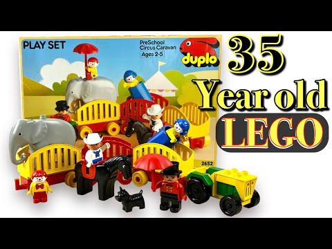 YouTube thumbnail: How does this Vintage LEGO Duplo still look like modern LEGO
