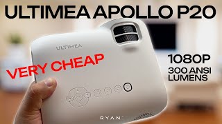 ULTIMEA APOLLO P20. SUPER CHEAP BUT ANY GOOD? 1080p, 300 ANSI Lumens - PROJECTOR REVIEW (2023)