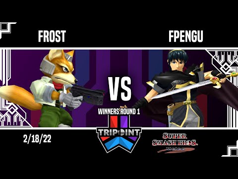 Tripoint Smash 131 - Winners Round 1 - Frost(Fox) Vs. Fpengu(Marth)