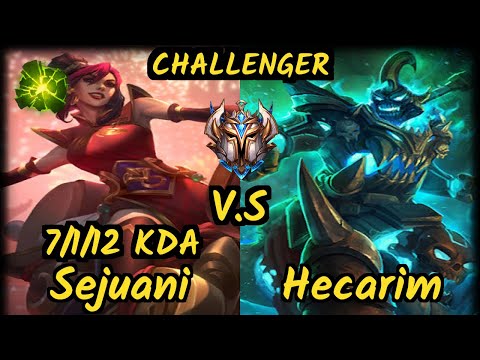 ROG Nji (SEJUANI) vs HECARIM - 7/1/12 KDA JUNGLE CHALLENGER GAMEPLAY - EUW