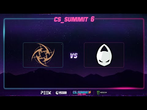 NiP vs. x6tence  | cs_summit 6 | Fase de Grupos