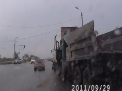Drunk Truck Driver Crashes