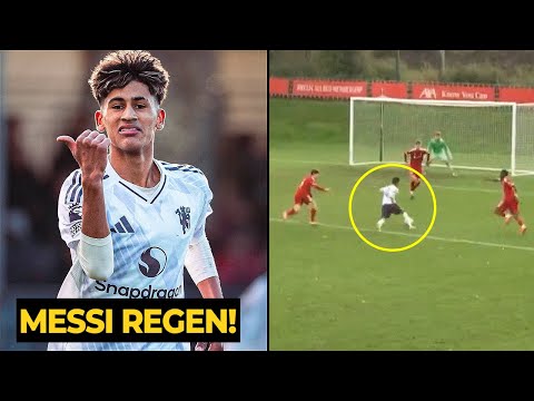 15yo JJ Gabriel scored HAT TRICK vs Liverpool U18 today | Man Utd U18 vs Liverpool U18