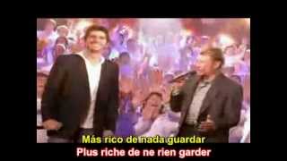 Vivre Pour Le Meilleur - Patrick Fiori / Johnny Hallyday - Avec Paroles / Lyrics / Sub. Español