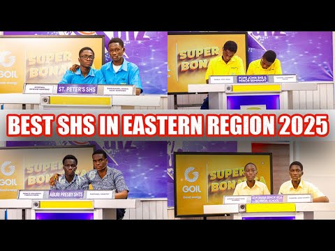 TOP 10 BEST HIGH SCHOOLS (SHS) IN EASTERN REGION OF GHANA 2025 BASE ON NSMQ