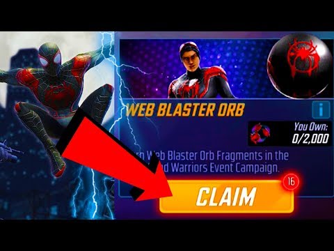 16x Spider-Man (Miles) Orb Opening! Red Star Orbs! - Marvel Strike Force