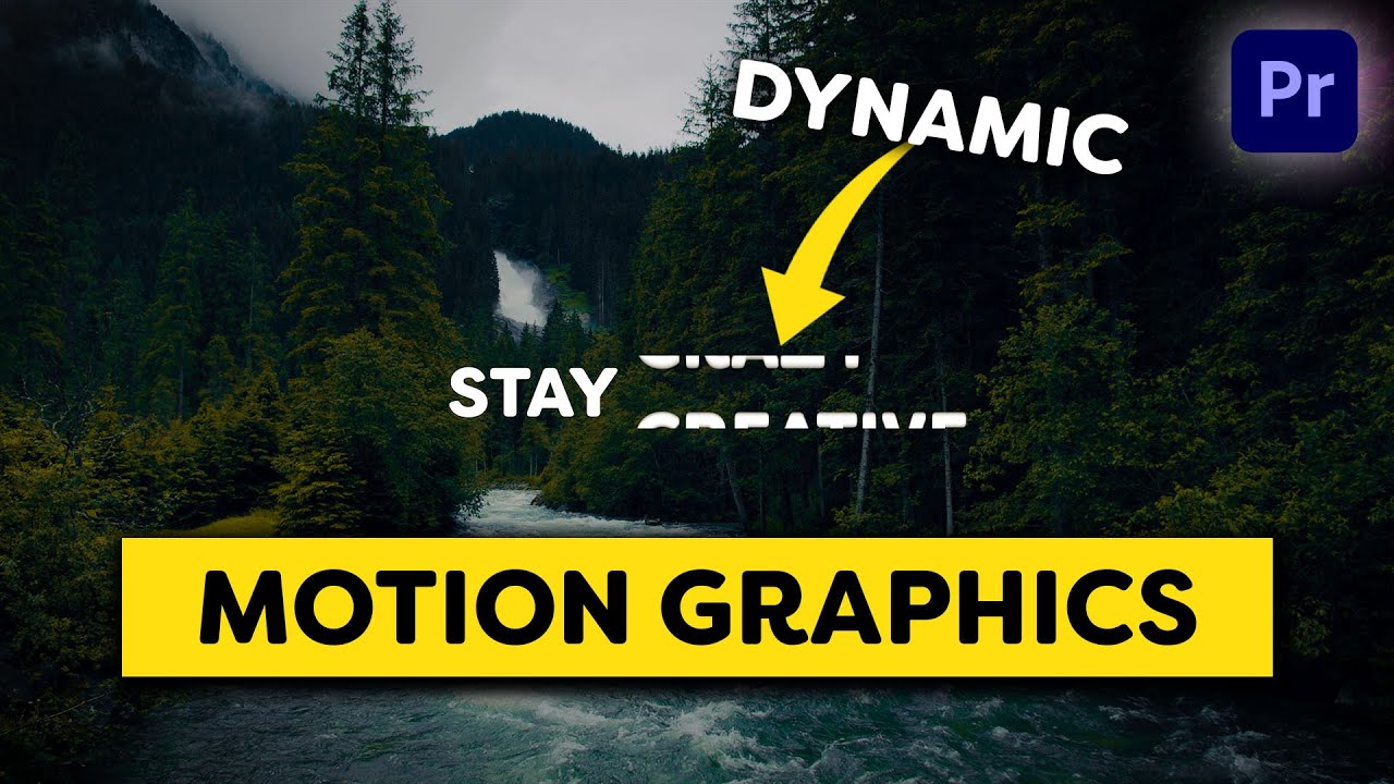 Simple DYNAMIC Motion Graphics (Premiere Pro Tutorial)