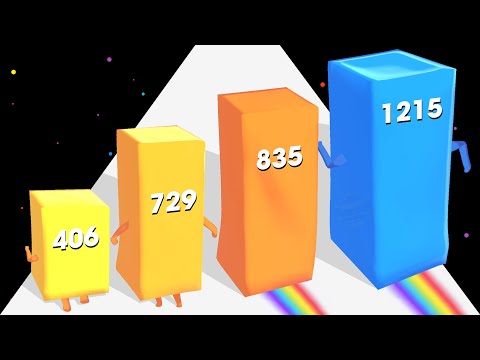 Cubic Numbers 3D - Numberblock Run (Math Games)