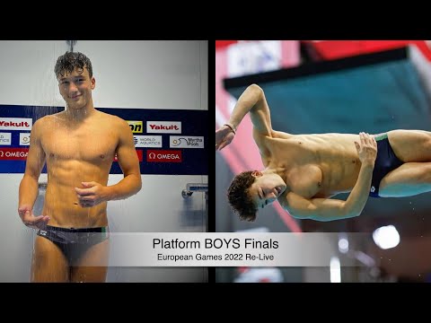 10m Platform Boys Finals | Junior  European Championship 2022 Re-Live