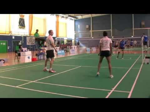 N1a J10 DM2 set2 -  Imbc1 vs Asptt Strasbourg Championnat de France de Badminton