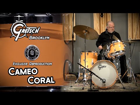 Gretsch 18/12/14/5x14" Brooklyn Drum Set - Exclusive Cameo Coral image 21