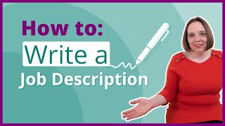 How to Write a Job Description