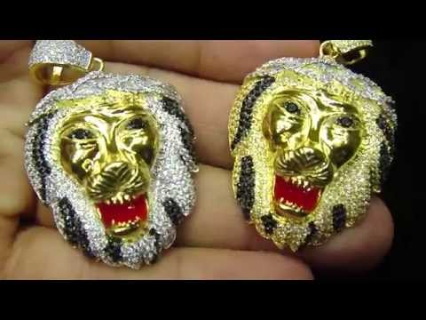 Medusa Lion Rasta Head Pendant Kanye West Style by Mr Chris Da Jeweler