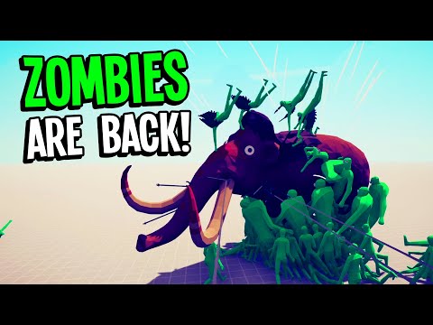 TABS - ZOMBIES vs EVERY UNIT in Totally Accurate Battle Simulator