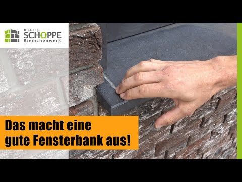 That's what makes a good windowsill