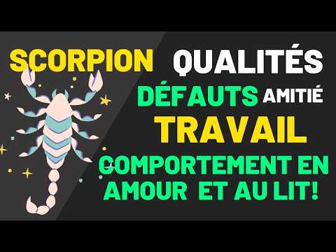 Le Portrait Complet du Scorpion : Dates, Personnalité, Caractère, Qualités et Défauts ! #scorpion