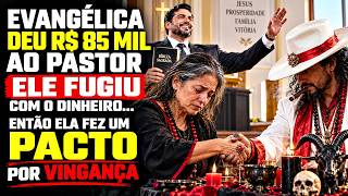 Mulher Evangélica, Deu todo seu Dinheiro para o Pastor que Fugiu; E ela acabou Fazendo Um Pacto.