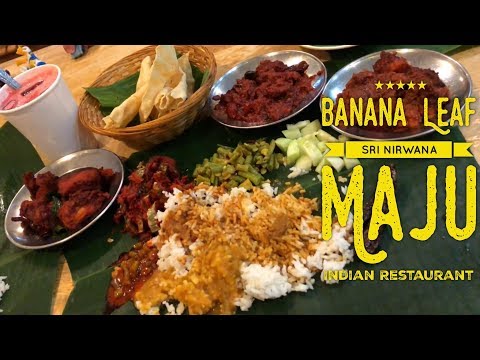Comida barata em Kuala Lumpur: Sri Nirwana Maju Banana Leaf Restaurante indiano Bangsar Village