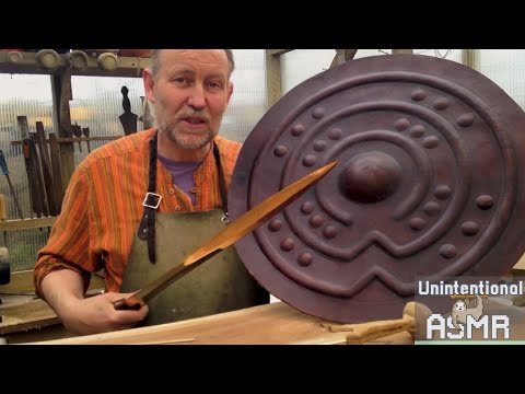 Unintentional ASMR ⚔️ Swordsmith presents his Bronze Age Swords