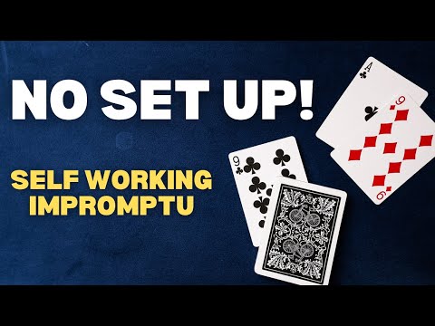 AMAZING Self Working Card Trick (Tutorial)