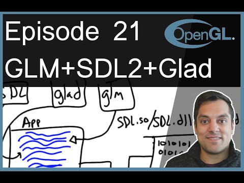 [Episode 21] OpenGL - Putting it all together (SDL2+glad+glm) - Modern OpenGL
