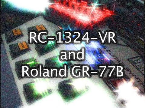 Roland GR-77B Analog Bass Synth with RC-1324-VR and GK-3 Guitar