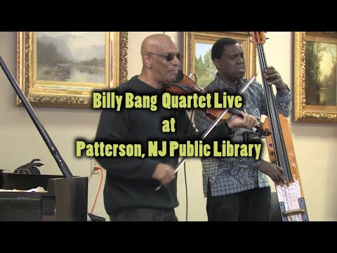 Billy Bang Quartet Live at Patterson NJ Public Library (Rare Footage)