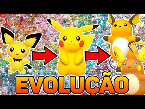 COMO EVOLUEM TODOS 908 POKÉMON !!