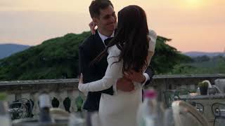 Jamie & Emma Wedding Highlights | Villa Lecchi, Tuscany & San Gimignan