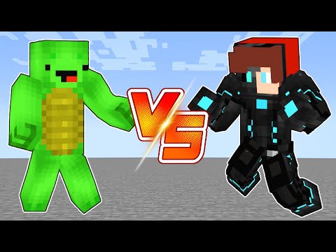 Mikey vs Evil Tech JJ in Minecraft Battle JJ and Mikey Maizen