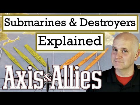 Axis and Allies - Subs and Destroyers Rules Explained