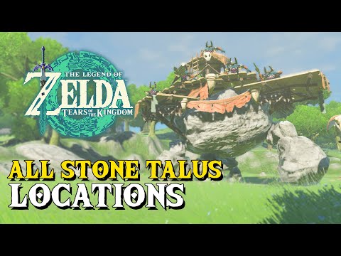 Zelda Tears Of The Kingdom All Stone Talus Locations