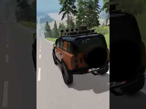 Loss of Control Car Crashes #57  #shorts #beamng 62